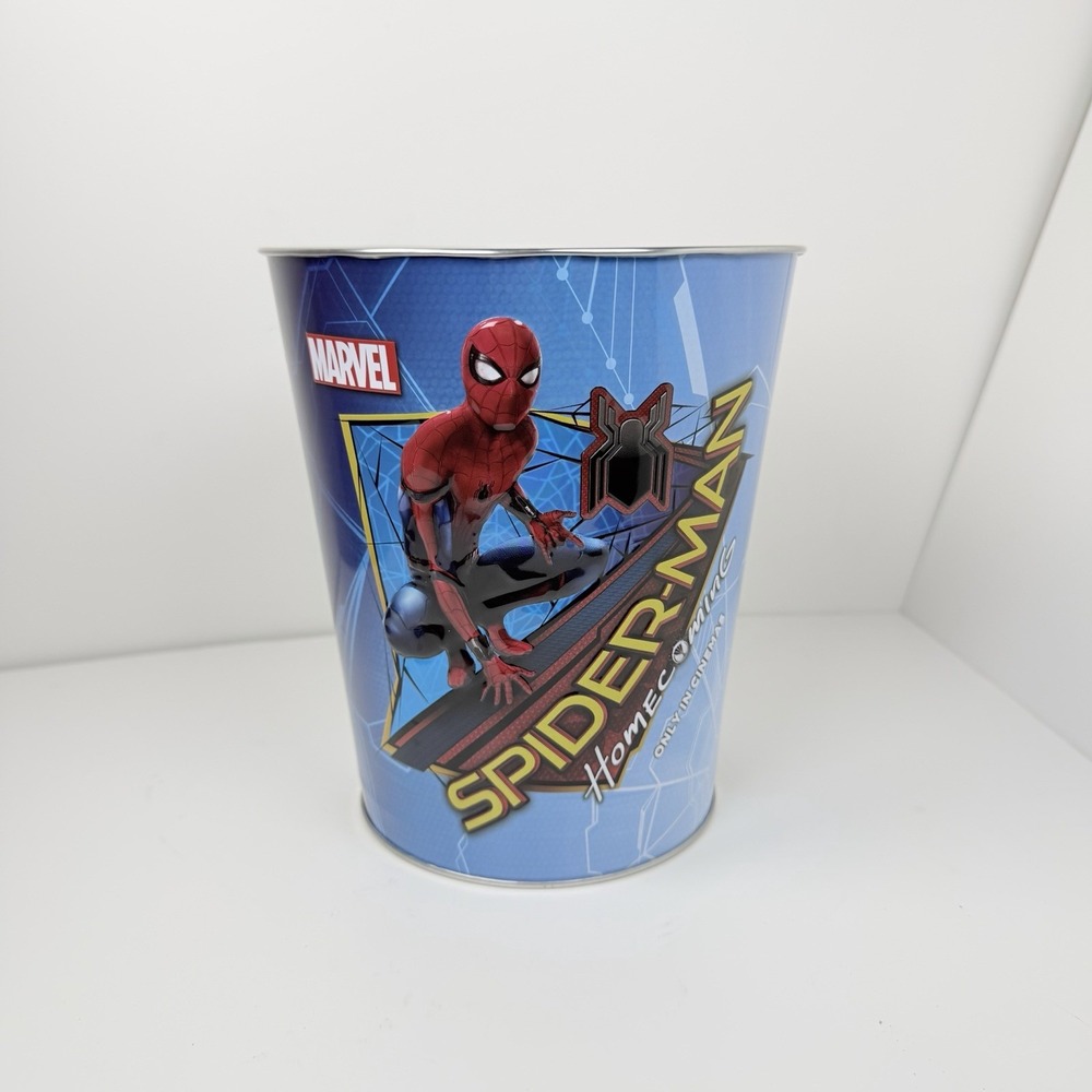 Marvel Spider-Man Homecoming 2017 Movie Theater Popcorn Tin Bucket ZINC
